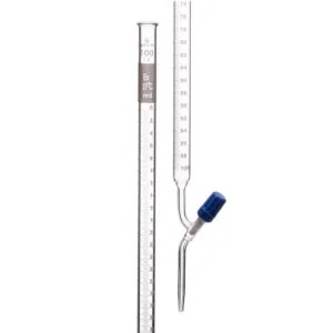 Burette, With Screw Type PTFE Needle Valve (Rotaflow)